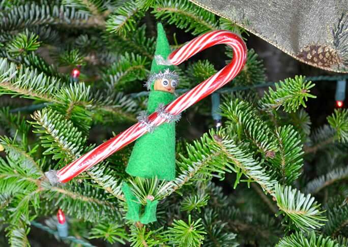 Easy Clothespin Elf Ornamental Christmas Craft For Toddlers DIY Clothespin Christmas Ornaments