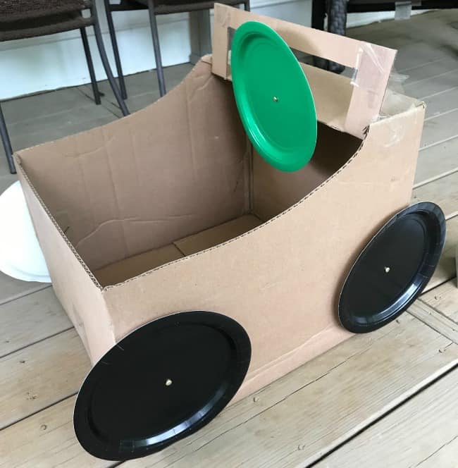 Easy DIY Cardboard Vehicles Craft  for Toddlers