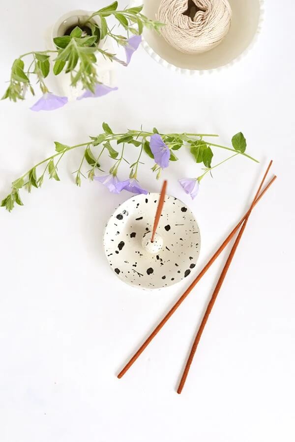 Easy DIY Incense Holder Craft Using Dry Clay