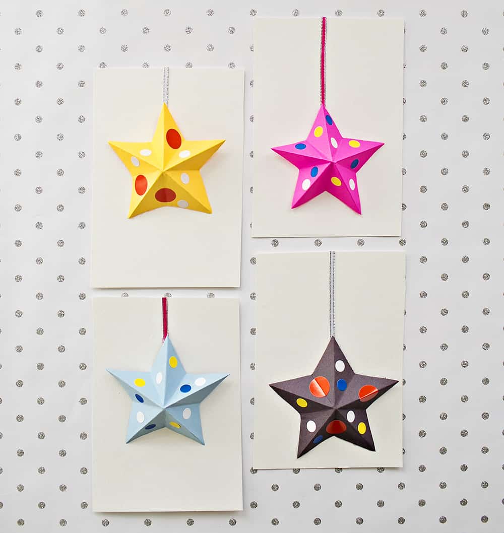 Easy Origami Star Card Ideas for KidsDIY Origami Card Ideas for Kids