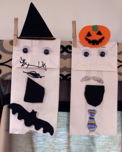 Easy Paper Bag Halloween Ghost Craft Idea For Kids