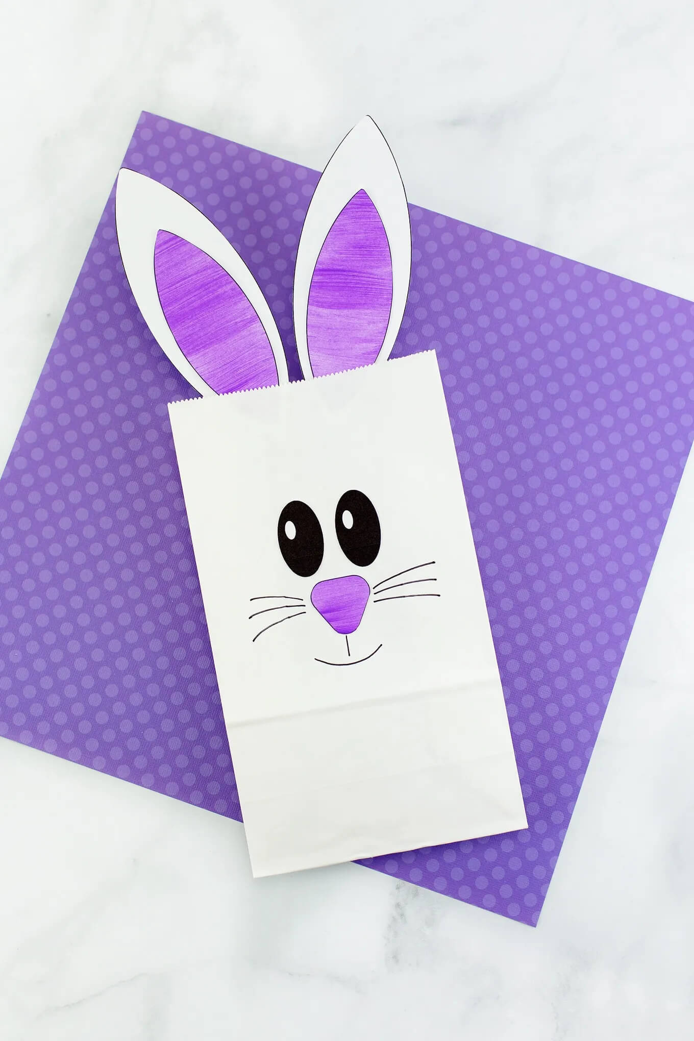 Easy-Peasy Easter Bunny Craft Idea With Paper Bag Paper Bag Crafts &amp; Activities for Easter