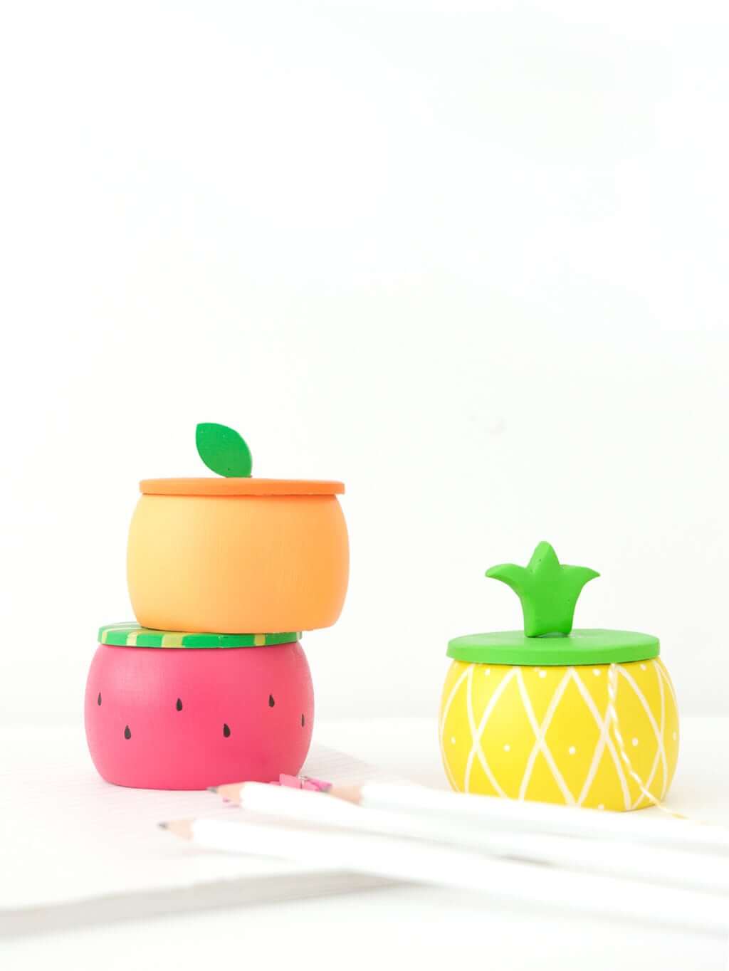 Easy-Peasy Fruit Trinket Boxes Project Using Polymer Clay