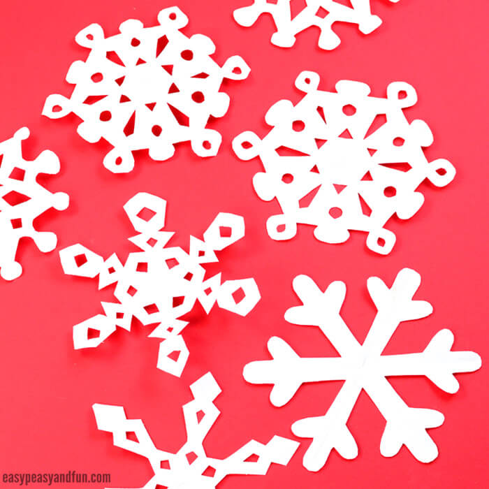 Easy-Peasy Paper Snowflake Craft Idea For Kids