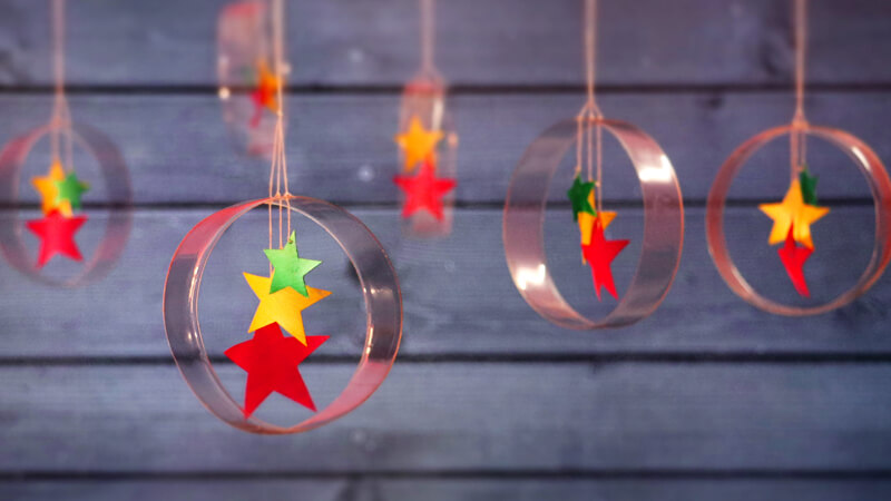 Recycled Plastic Christmas decorations