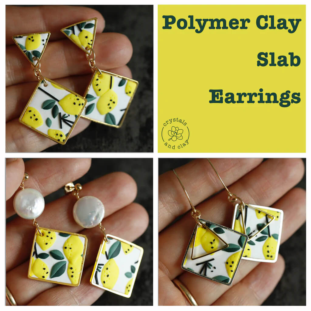 Easy-Peasy Polymer Clay Earrings Idea To Make