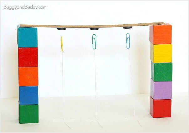 Easy Science Gravity Experiment Activity Idea Using Magnets
