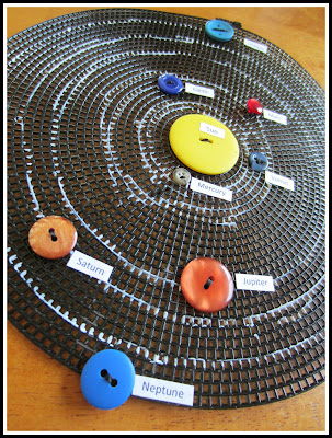 Easy Solar System Craft Activity With Button Planets 