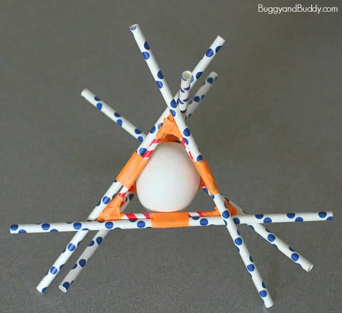 Easy STEM Egg Drop Project For Kids Summer STEM Activities for Kids