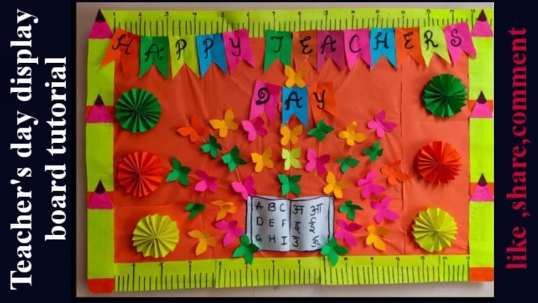 Classroom Decoration Ideas For Teacher's Day - Kids Art & Craft