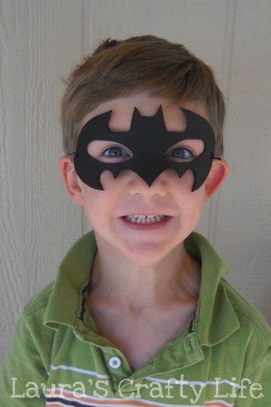 Easy to Make Batman Mask With Free Printable Template