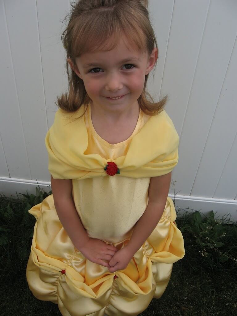 Easy To Make Belle Dress For Kids Tutorial Belle Costume DIY Ideas for Kids