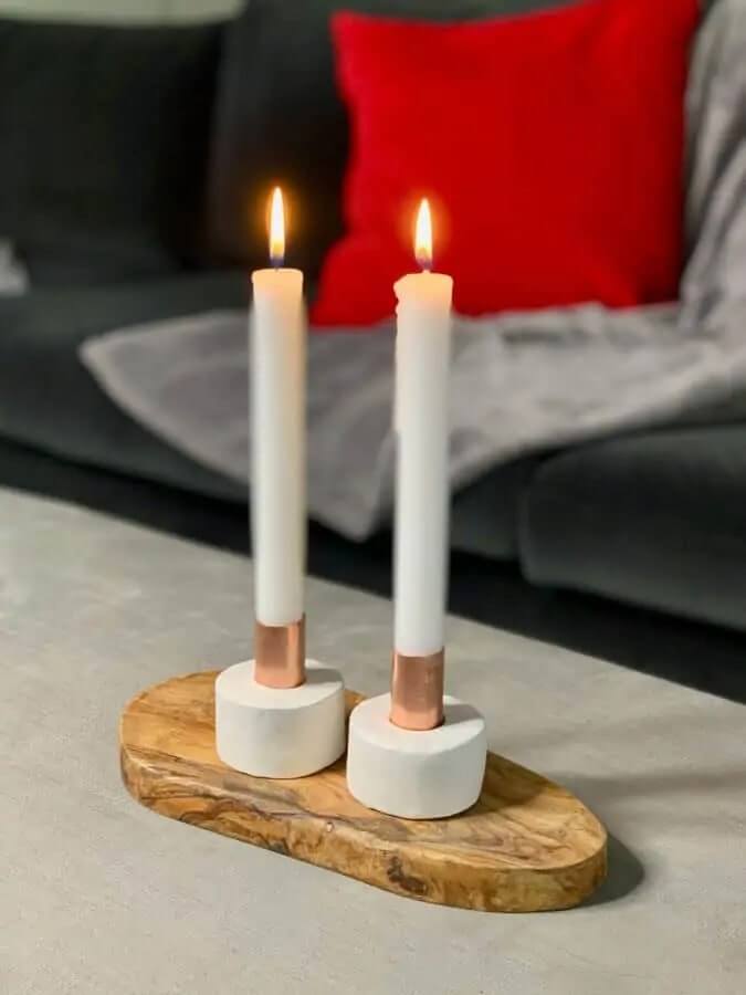 Easy To Make Candlestick Holder Using Air Dry Clay