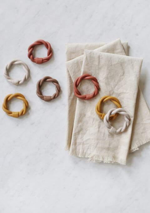 Easy-To-Make Clay Napkin Ring Craft