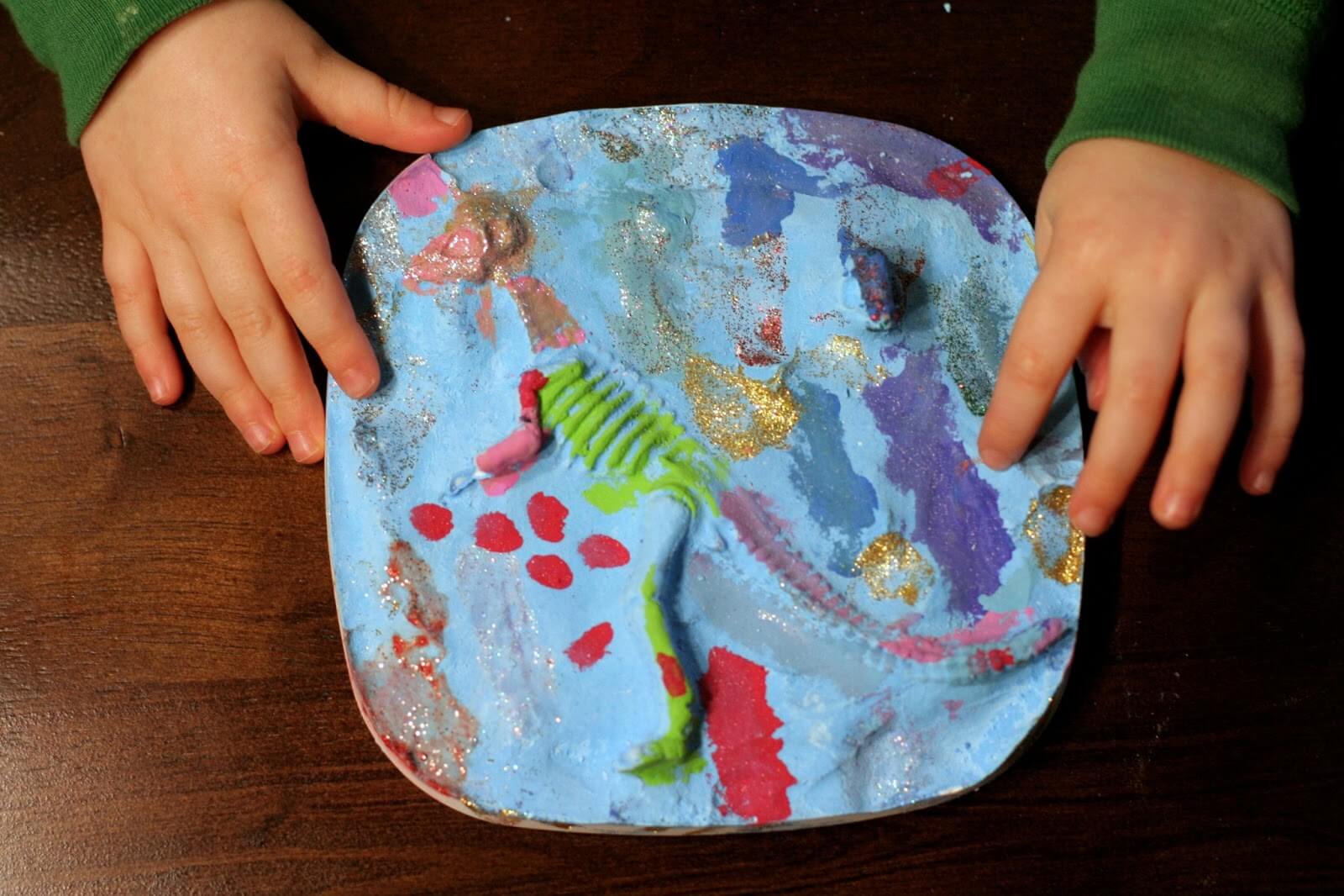 Easy To Make Dinosaur Fossils For Toddlers