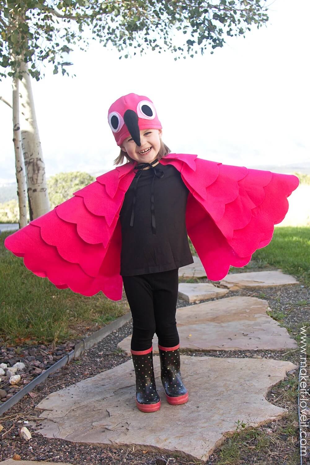 Easy To Make Flamingo Costume For Kids Flamingo Costume DIY Ideas for Kids 