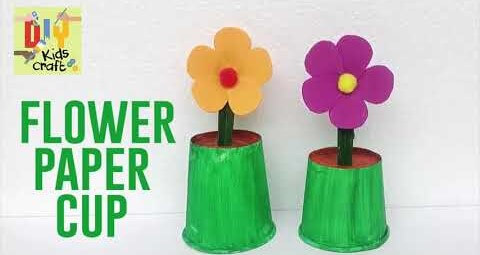 Easy To Make Flower & Pot Craft Ideas Using Paper CupsSmall Paper Cup Craft Ideas