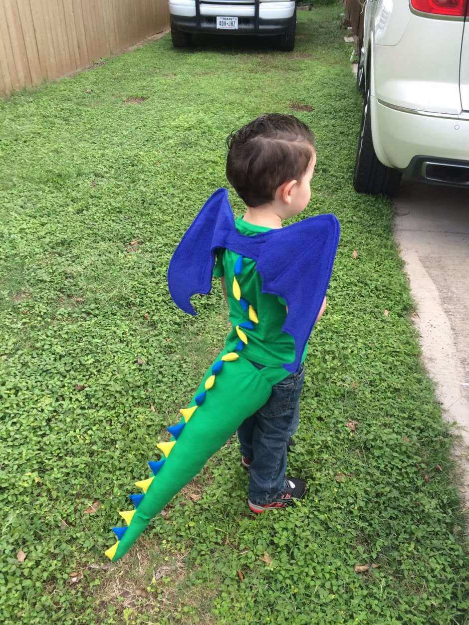 Easy To Make Flying Dragon Costume Ideas For Toddlers Dragon Costume DIY Ideas for Kids 