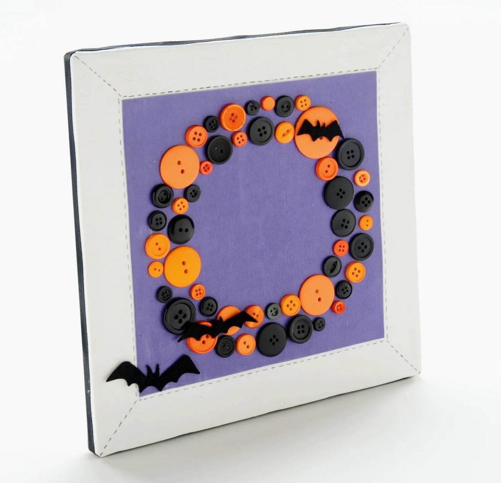 Easy To Make Halloween Button Art & Craft
