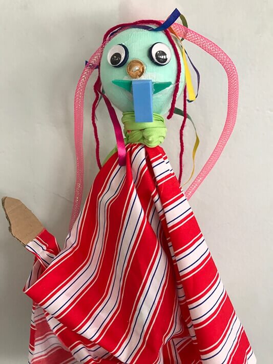 Easy-To-Make Hand Puppet Doll Craft Idea For Kids