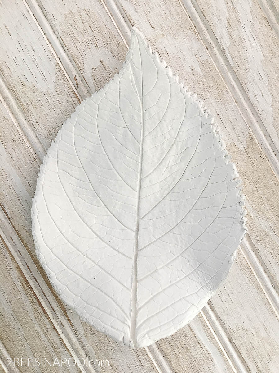 Easy-To-Make Leafy Clay Bowl Crafting Idea