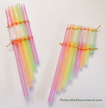 Easy To  Make Pan Pipe  Straw Craft For KidsDrinking Straw Crafts for Kids