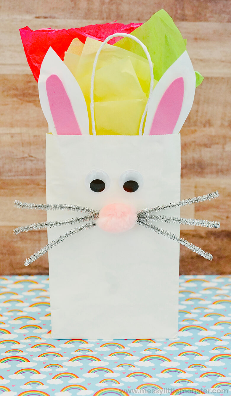 Easy-To-Make Paper Bag Bunny Craft Idea Paper Bag Crafts &amp; Activities for Easter