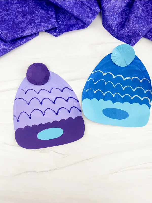 Easy-To-Make Paper Plate Winter Hats Craft For Kids Winter Hat Crafts For Kids