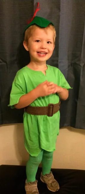 Easy To Make Peter Pan Costume For Kindergartner Boys