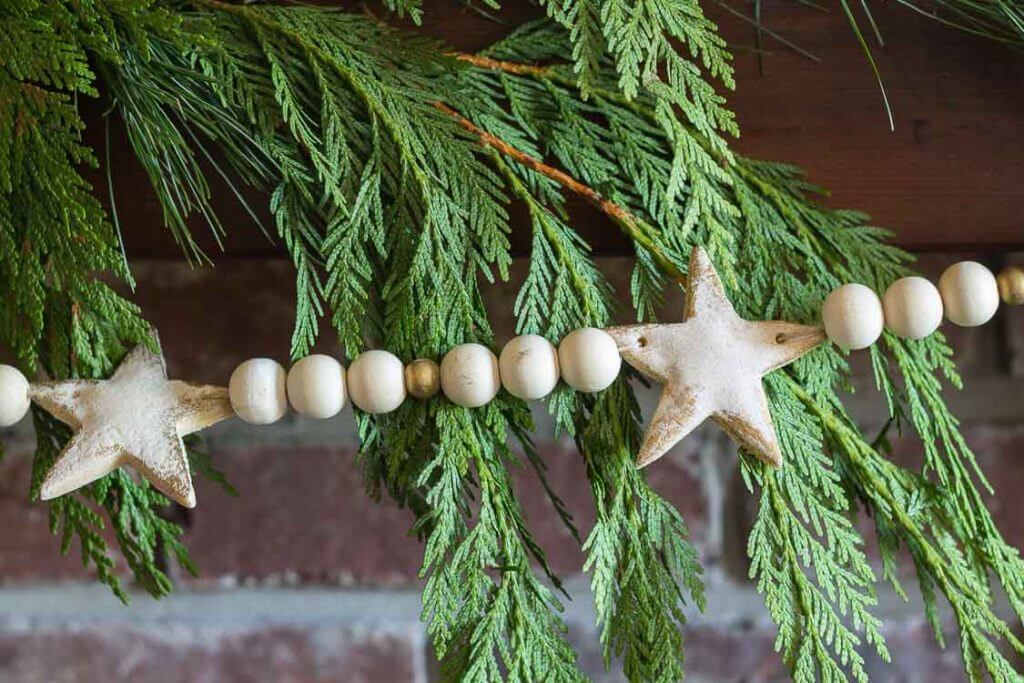 Easy Wooden Beads Craft For Christmas