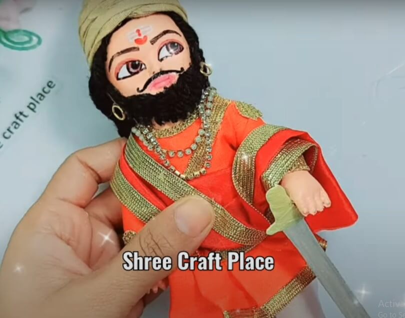 Easy To Make Shivaji Craft Tutorial Shivaji Jayanti Crafts Activities for Kids