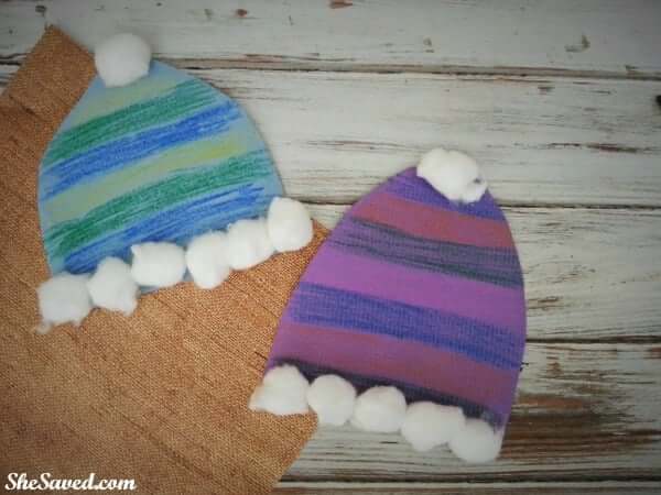 Easy-To-Make Winter Hat Craft Idea For Kids
