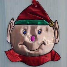 Elf Christmas Ornament Craft Made With Foils