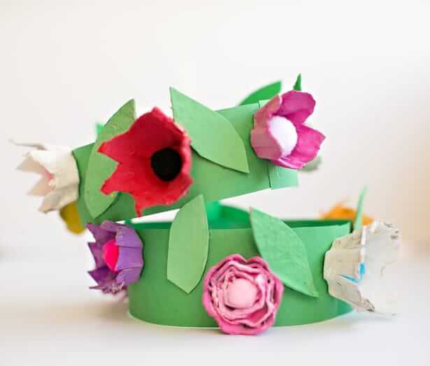 Fabulous Egg Carton Crown Art Idea For Kids Recycled Egg Carton Craft Ideas