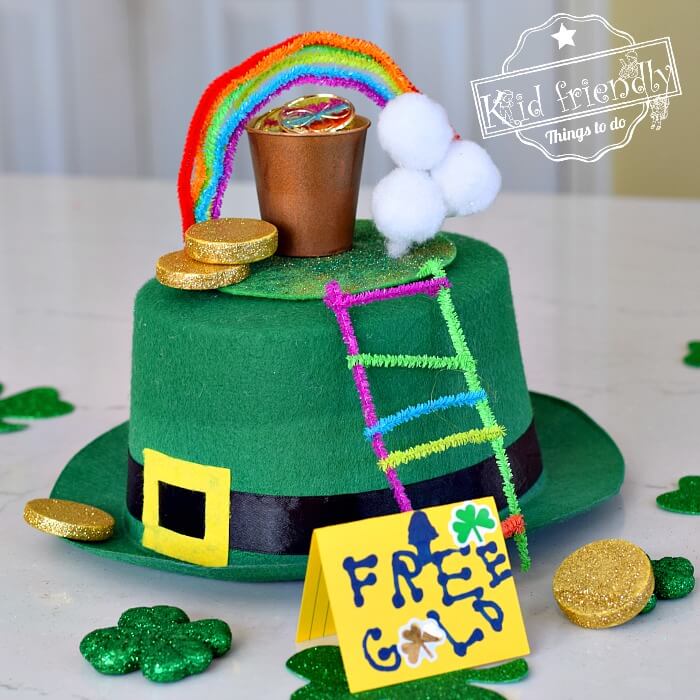 Fabulous Paper Cup & Pipe Cleaner Leprechaun Trap For Kids