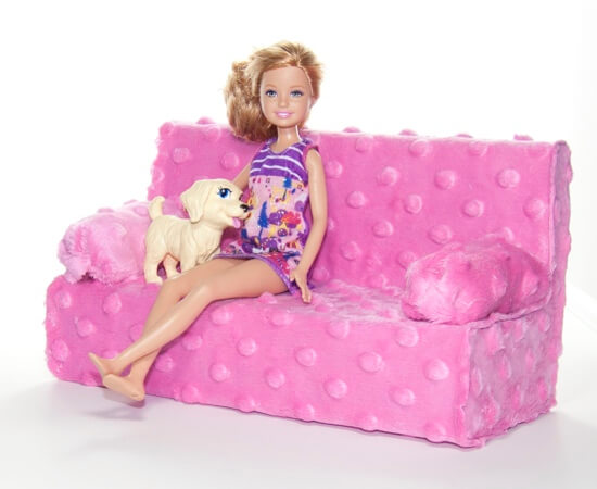 Fabulous Tissue box Barbie Couch DIY Craft Idea For KidsTissue box craft Ideas