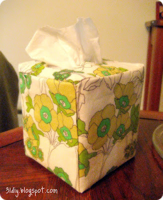 Fabulous Tissue box Felt Wrapped Up Decoration Idea Tissue box Decoration Ideas