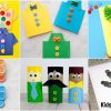 Father's Day Button Craft Idea For Kids