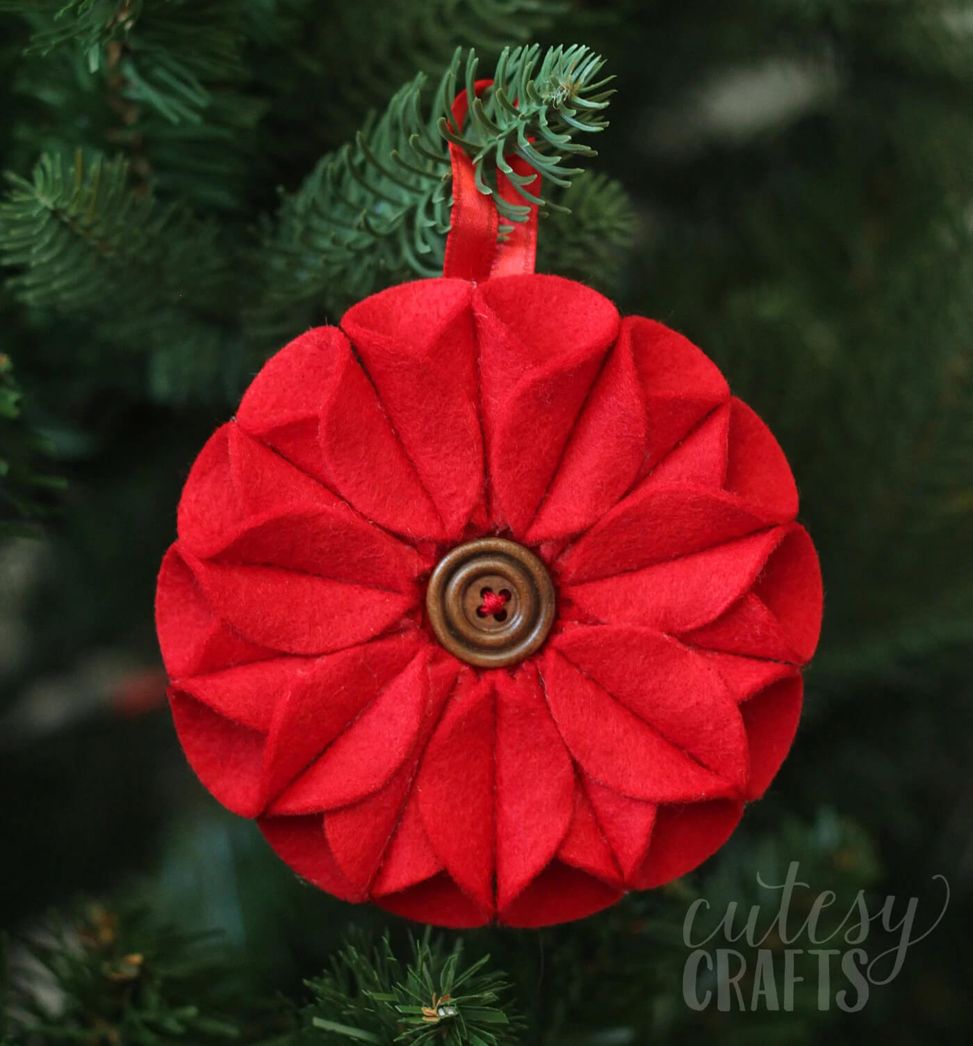 Felt & DIY Christmas Ornament Decoration Craft At Home