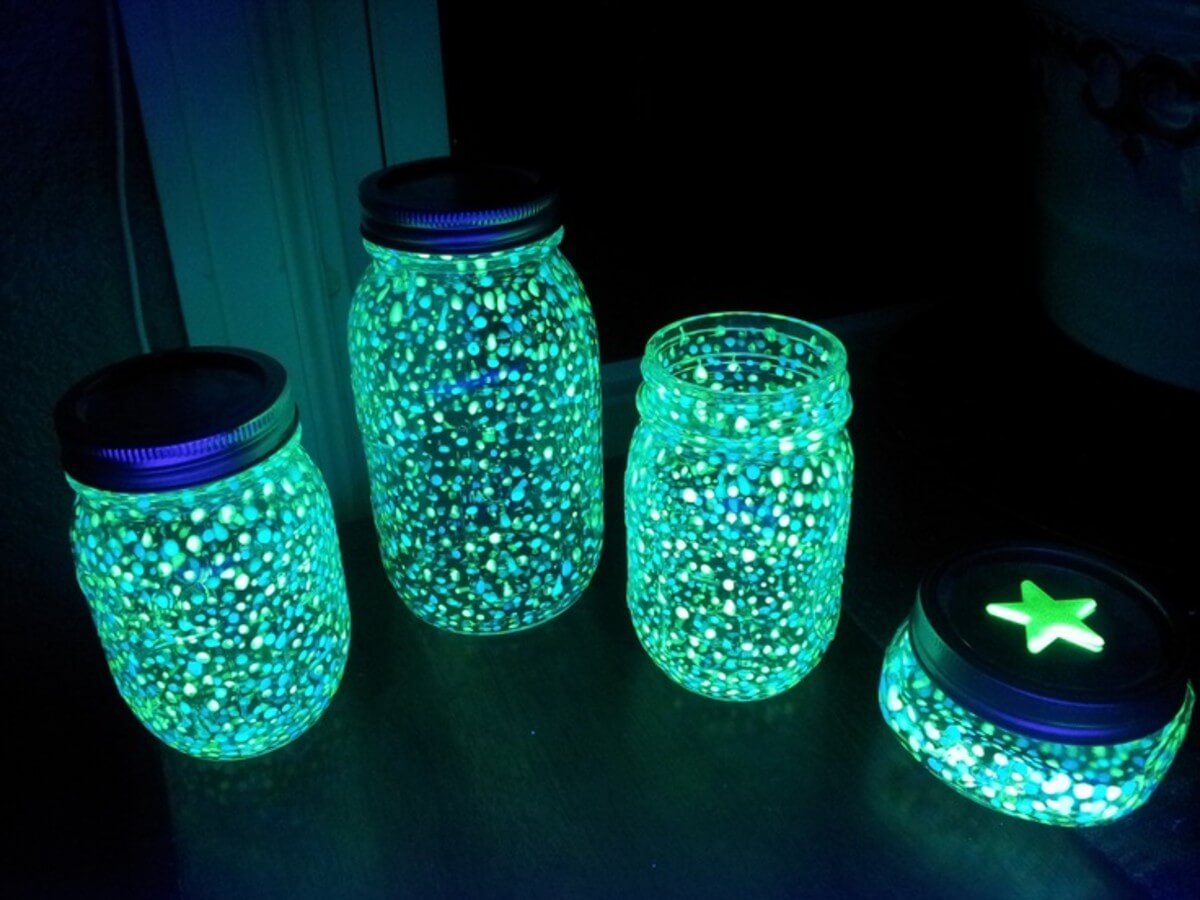 Firefly Jar Craft Ideas For Halloween Decorations Glow in the Dark Activities for Kids