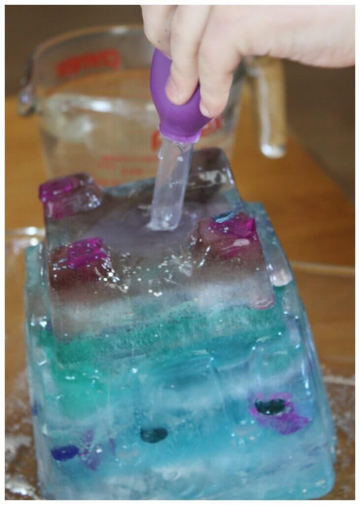 Frozen Castle Ice melting Science Experiment