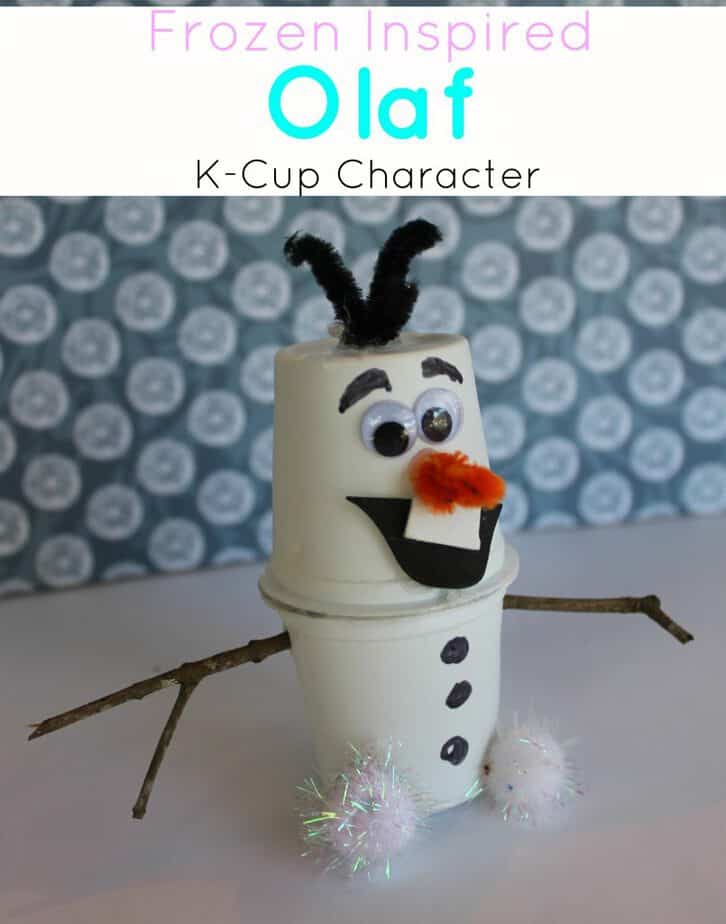 Frozen Inspired Olaf With Pipe Cleaner And Pompom
