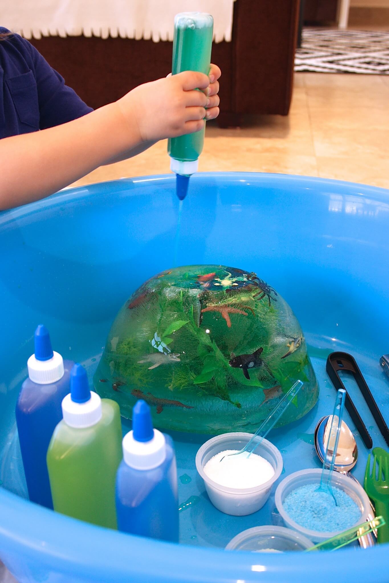Frozen Ocean Animal Rescue Science Project For Outdoor In The Summer