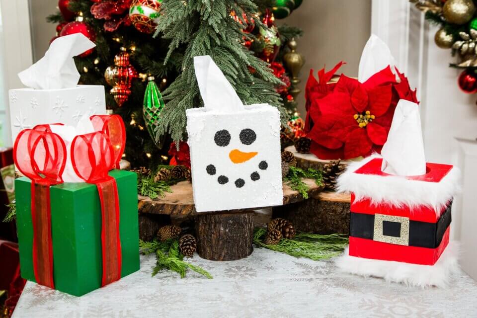 Fun And Easy Christmas Characters Tissue box Decoration Idea