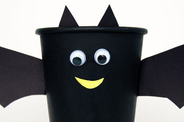 Fun And Easy Paper Cup Bat Basket Craft For Toddlers