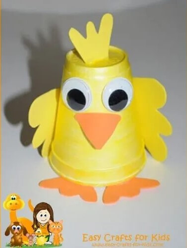 Fun And Easy Paper Cup Duck Craft For Kids