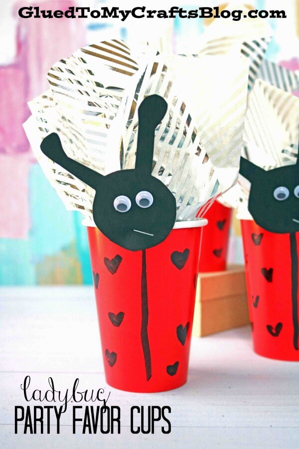Fun And Easy Paper Cup Ladybug Craft For Toddlers