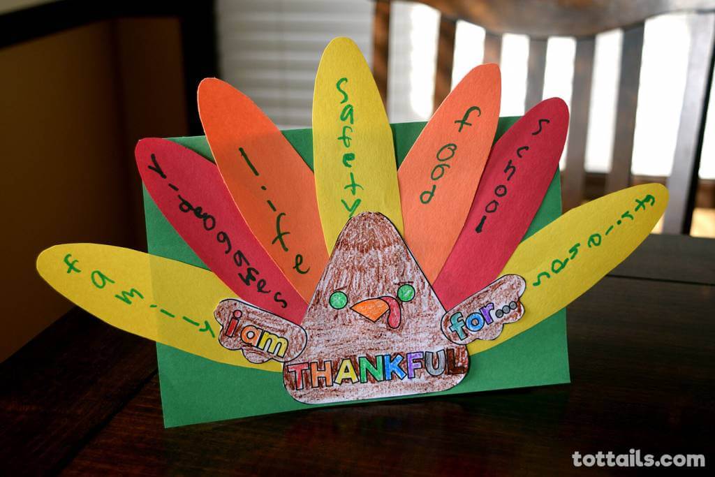 Fun And Easy Turkey Thanksgiving Card DIY Activity For Kids & Toddlers DIY Paper Card Ideas for Thanksgiving