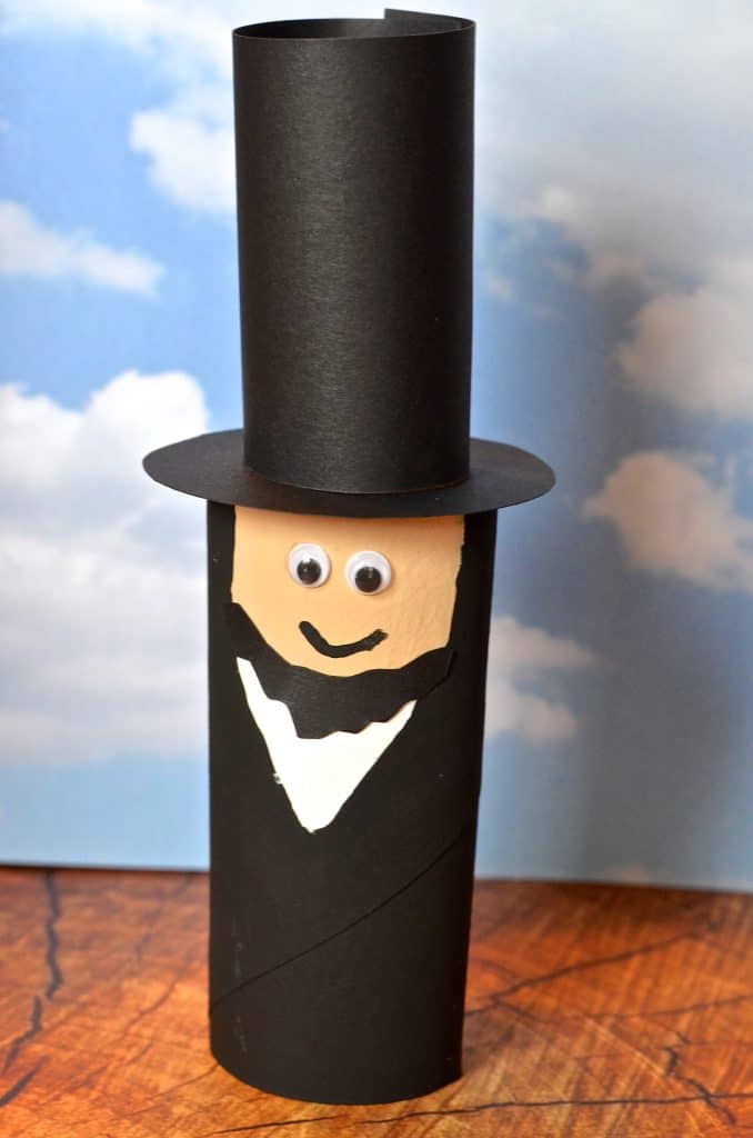 Fun And Quick Abraham Lincoln Toilet Paper Roll Crafts and Learning Activities for ToddlersAbraham Lincoln Crafts and Learning Activities for Kids
