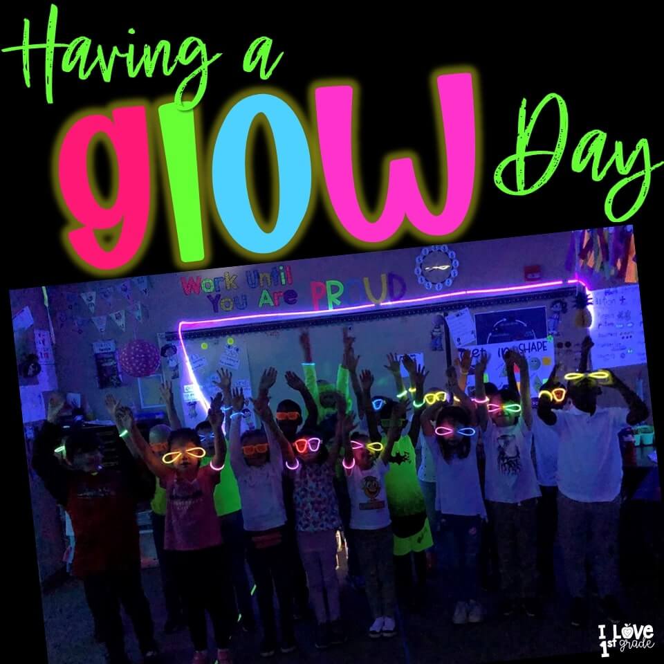 Fun And Quick Kids Glow Day Classroom Transformation